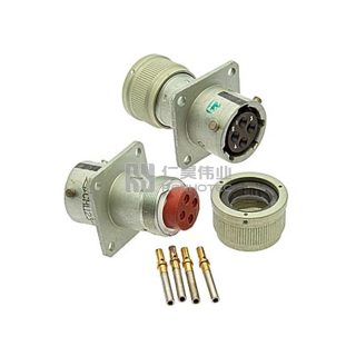 ZH23 Series Shell Size 14 4 Pin Female Socket with Simple Tail Attachment - СНЦ23-4/14Р-1-В