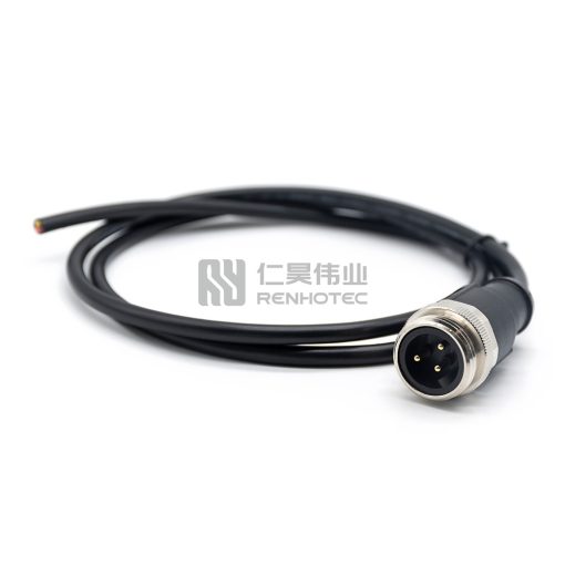 Mini Change 7/8"Male Single Ended Power Cable with 18AWG Cable — изображение 2