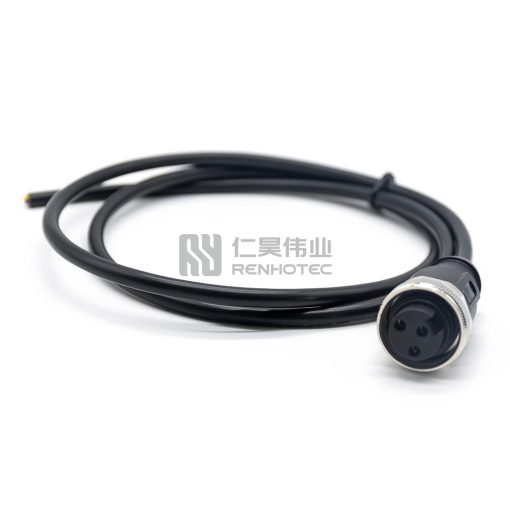 Mini Change 7/8"Female Single Ended Power Cable Right Angle with 18AWG Cable — изображение 2