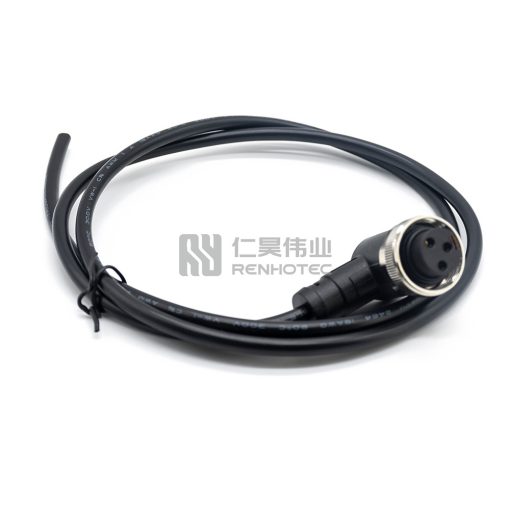 Mini Change 7/8"Right Angle Female Single Ended Power Cable with 18AWG Cable — изображение 6