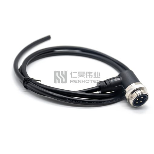 Mini Change 7/8"Male Single Ended Power Cable Right Angle with 18AWG Cable — изображение 5