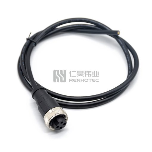 Mini Change 7/8"Female Single Ended Power Cable Right Angle with 18AWG Cable — изображение 4