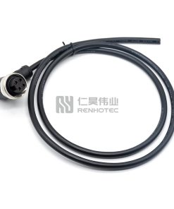 Mini Change 7/8"Right Angle Female Single Ended Power Cable with 18AWG Cable