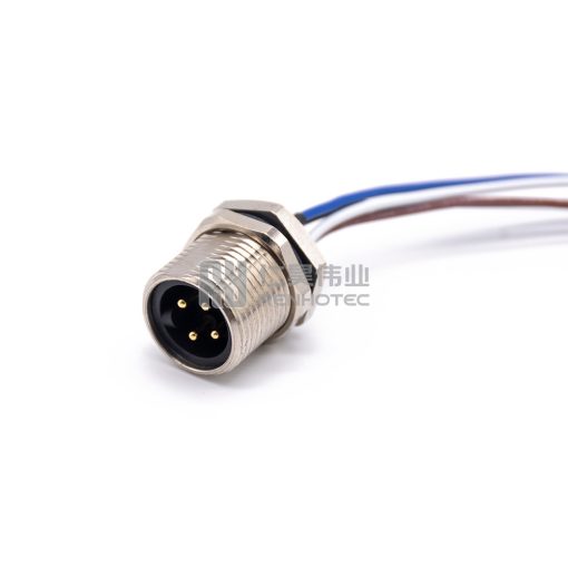 Mini Change 7/8"Socket Male Single Ended Power Cable Bulkhead Front Fastened with 18AWG Cable — изображение 6
