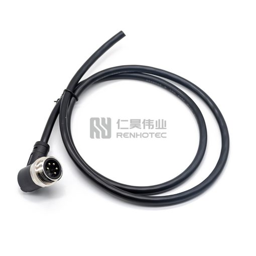 Mini Change 7/8"Male Single Ended Power Cable Right Angle with 18AWG Cable — изображение 2