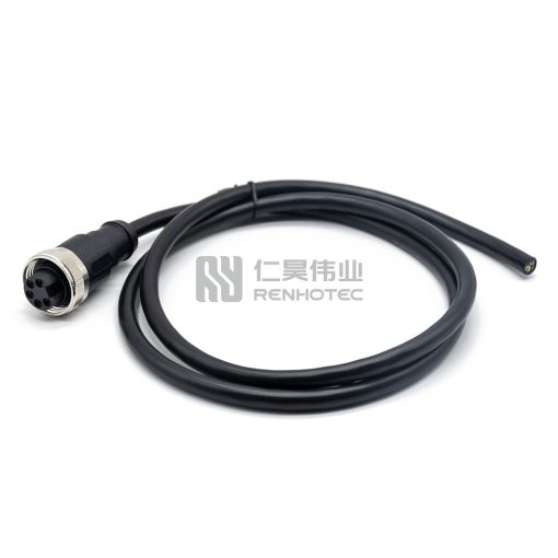 Mini Change 7/8"Female Single Ended Power Cable Right Angle with 18AWG Cable — изображение 3