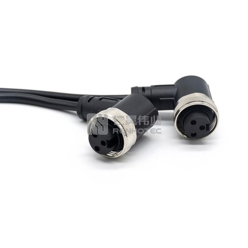 Mini Change 7/8"Female to Female Power Cable Right Angle with 18AWG Cable - Image 5