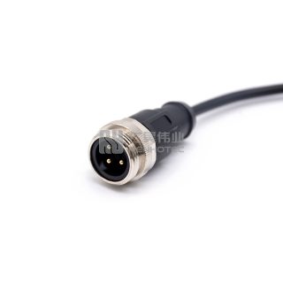 Alternative view of Mini Change 7/8"Male to Female Power Cable with 18AWG Cable