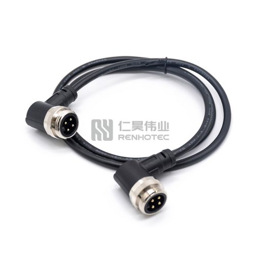 Mini Change 7/8"Male to Male Power Cable Right Angle with 18AWG Cable — изображение 3