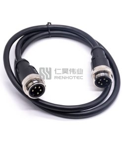 Mini Change 7/8"Male to Male Power Cable with 18AWG Cable