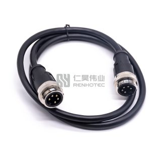 Mini Change 7/8"Male to Male Power Cable with 18AWG Cable