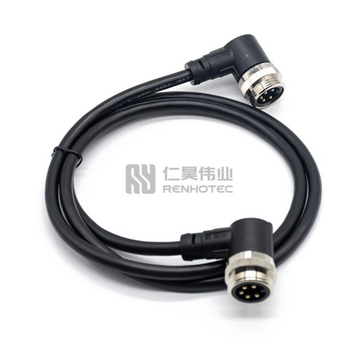 Mini Change 7/8"Male to Male Power Cable Right Angle with 18AWG Cable — изображение 5