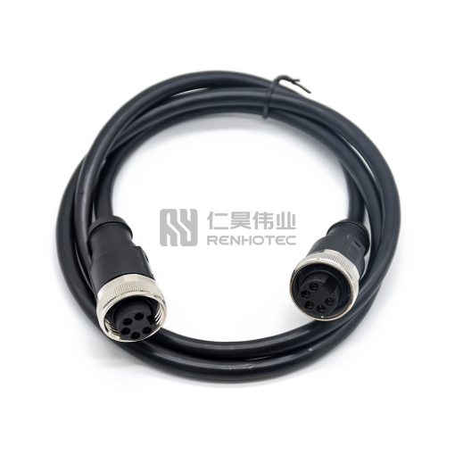 Mini Change 7/8" Female to Female Power Cable with 18AWG Cable