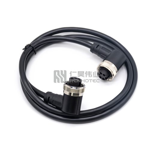 Mini Change 7/8"Female to Female Power Cable Right Angle with 18AWG Cable - Image 3