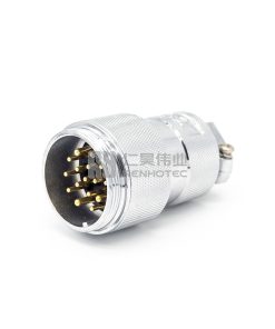 GX40 соединительный тип мужской разъем с резьбой для монтажа на кабеле и пайки серебром