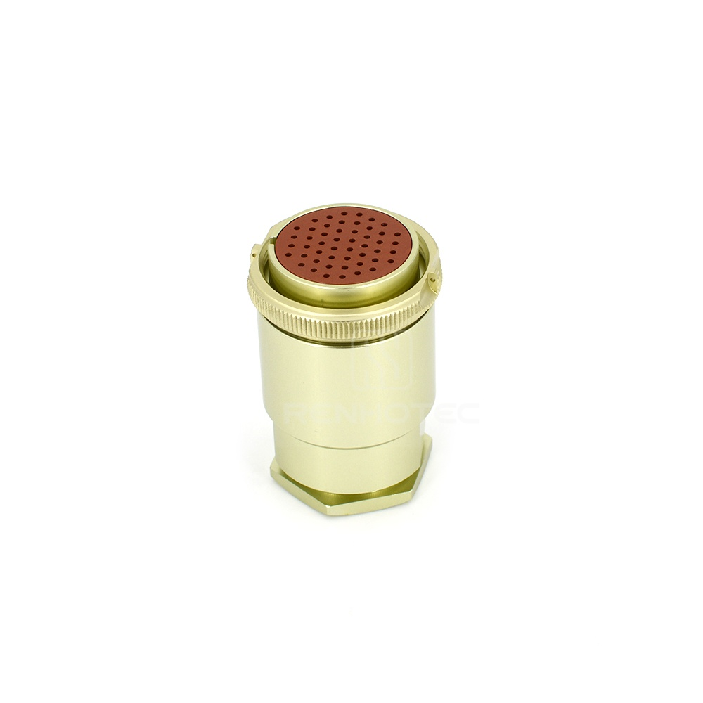 Threaded PC50TK 50 Pin Female Straight Plug Solder Cups - Image 5