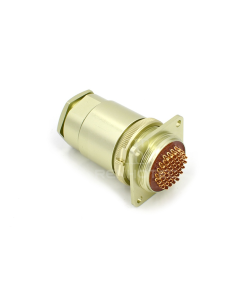 Alternative view of Threaded PC50ZPJ 50 Pin Male Straight Butt Joint Plug Solder Cups
