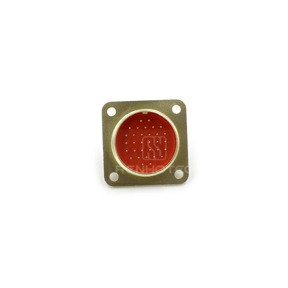 Threaded PC32ZJ 32 Pin Male Flange Socket Solder Cups - Image 4