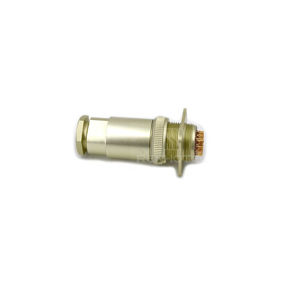 Threaded PC19ZPJ 19 Pin Male Straight Butt Joint Plug Solder Cups - Image 4