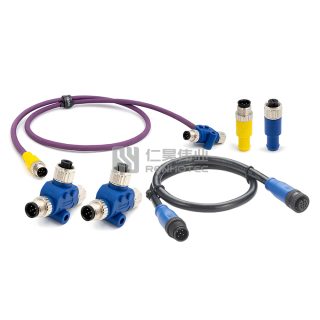 NMEA 2000 Starter Kit, Backbone Cables Drop Cables Dual Tees Kits Terminators Marine 2K Network for Lowrance Simrad Garmin Dual Device