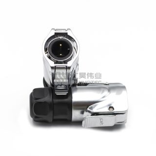 Alternative view of LP-12 Водонепроницаемый круглый разъем питания 2-контактный штекер