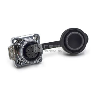 LP-12 Waterproof Circular Power Connector 7-Pin Female Socket