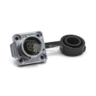 LP-16 Водонепроницаемый круглый разъем питания 9-контактные гнезда