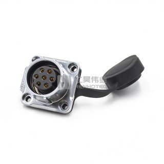 LP-20 Водонепроницаемый круглый разъем питания 7-контактные гнезда