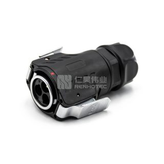 LP-24 Водонепроницаемый круглый разъем питания 3-контактный мужской штекер