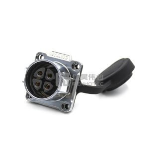 LP-24 Водонепроницаемый круглый разъем питания 4-контактные гнезда
