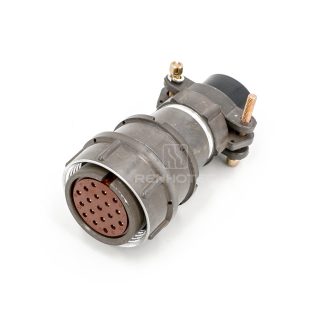 Alternative view of 2PM-27 Series 19Pin Female Straight Cable Plug Unshielded - 2РМДТ27КПН19Г5В1В