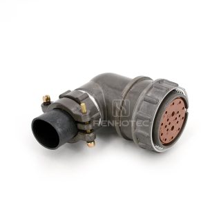 Alternative view of 2PM-36 Series 20Pin Female Angled Cable Plug Unshielded - 2РМДТ36КУН20Г6В1В