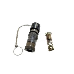 FQ14 Series 3-Pin Circular Flange Female Socket With Wire Spring Tail Attachment