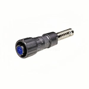 FQ14 Series 5-Pin Straight Wire Spring Female Plug