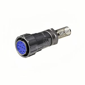 FQ24 Series 10-Pin Straight Wire Spring Female Plug