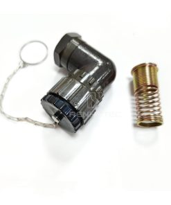 FQ24 Series 19-Pin Angled Wire Spring Male Plug