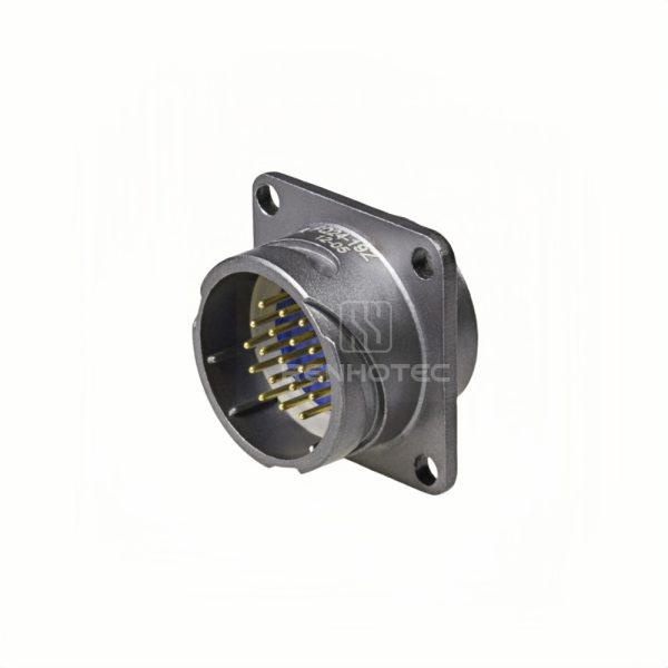 FQ24 Series 19-Pin Square Flange Male Socket