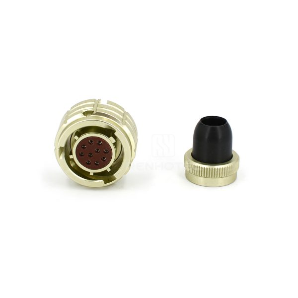 ОНЦ-БС-1(2) Series Connector Shell Size 14 10 Pin Female Plug with Tail Attachment (Optional)-ОНЦ-БС-1-10/14-P12-1-B - Image 4