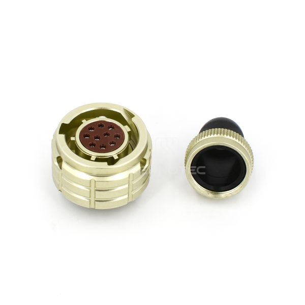 ОНЦ-БС-1(2) Series Connector Shell Size 14 10 Pin Female Plug with Tail Attachment (Optional)-ОНЦ-БС-1-10/14-P12-1-B - Image 5