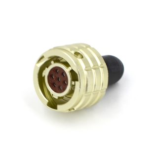 Alternative view of ОНЦ-БС-1(2) Series Bayonet Ultra-small Connector Shell Size 12 7 Pin Female Plug with Tail Attachment (Optional)-ОНЦ-БС-1-7/12-P12-1-B