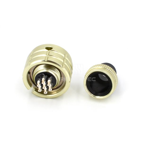 ОНЦ-БС-1(2) Series Bayonet Ultra-small Connector Shell Size 12 7 Pin Female Plug with Tail Attachment (Optional)-ОНЦ-БС-1-7/12-P12-1-B - Image 5