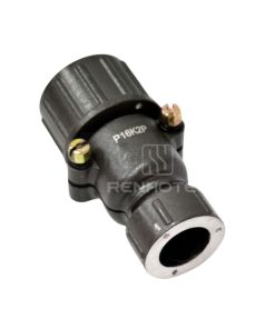 P16 Series 3-Pin Straight Female Cable Plug With Shielded Tail Attachment