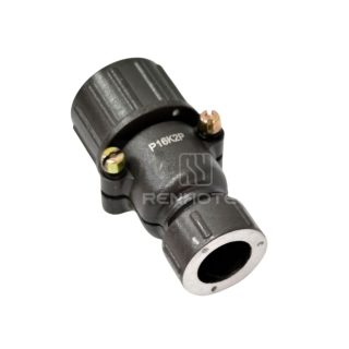 P16 Series 3-Pin Straight Female Cable Plug With Shielded Tail Attachment