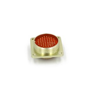 Threaded PC50ZJ 50 Pin Male Flange Socket Solder Cups