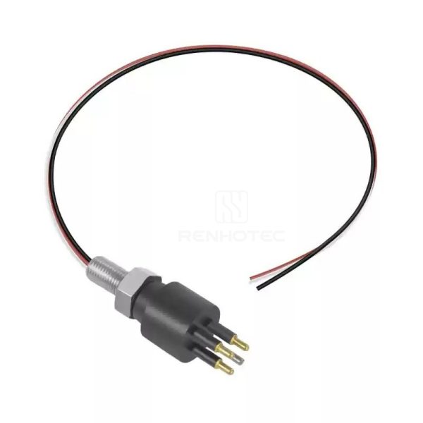 Flat Underwater Connector MCLPBH3M 3Pin Socket