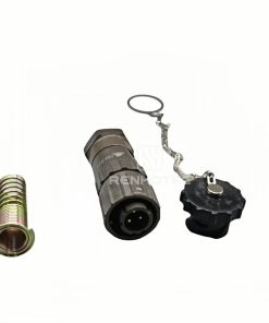 FQ14 Series 3-Pin Straight Wire Spring Male Plug