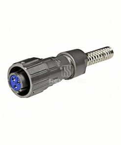 FQ14 Series 3-Pin Straight Wire Spring Female Plug