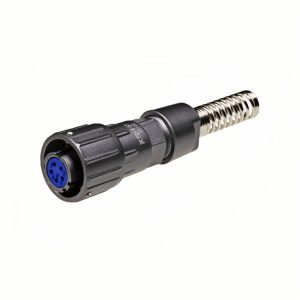 FQ14 Series 5-Pin Straight Wire Spring Female Plug