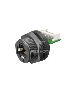 RJ45 Rear Fastened Receptacle with SP terminal