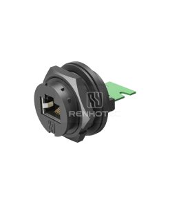 RJ45 Rear Fastened Quick Lock Receptacle